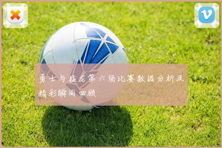 勇士与猛龙第六场比赛数据分析及精彩瞬间回顾